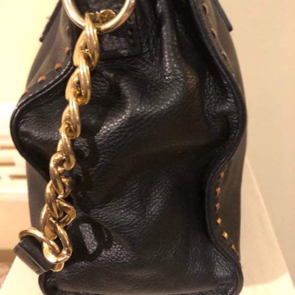 Michael Kors Large Hamilton Whip Stitch Satchell - Picture 4 of 7